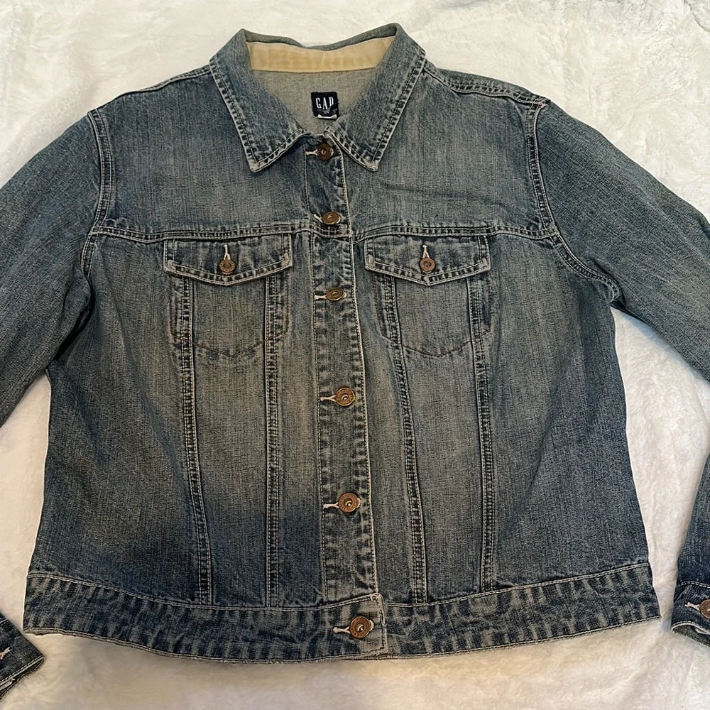 Gap Denim Jacket, Size XL - Picture 2 of 12